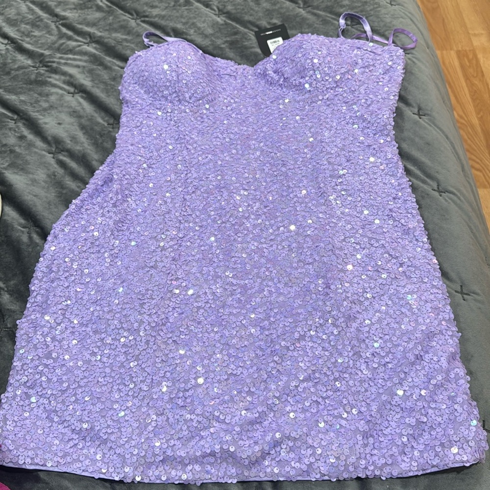 Sequin mini dress